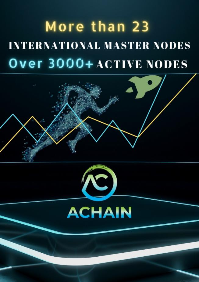 ACHAIN國(guó)際主節(jié)點(diǎn)超過23個(gè)，活躍節(jié)點(diǎn)超3000+