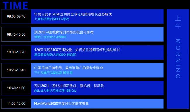 七麥數(shù)據(jù)NextWorld2020峰會(huì)大咖齊聚 共享行業(yè)增長(zhǎng)新風(fēng)向