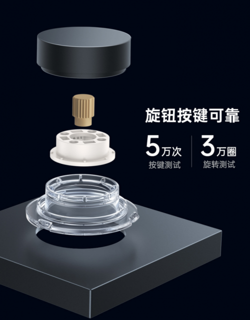 2.無極調(diào)節(jié)，3年續(xù)航！Aqara智能旋鈕開關(guān)H1無線版發(fā)售！