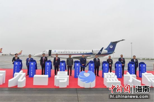 由40人共享的公務(wù)專(zhuān)機(jī)“天九一號(hào)”舉行首飛儀式