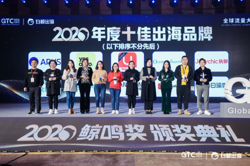 2020鯨鳴獎揭曉，傳音控股榮獲“十佳出海品牌”
