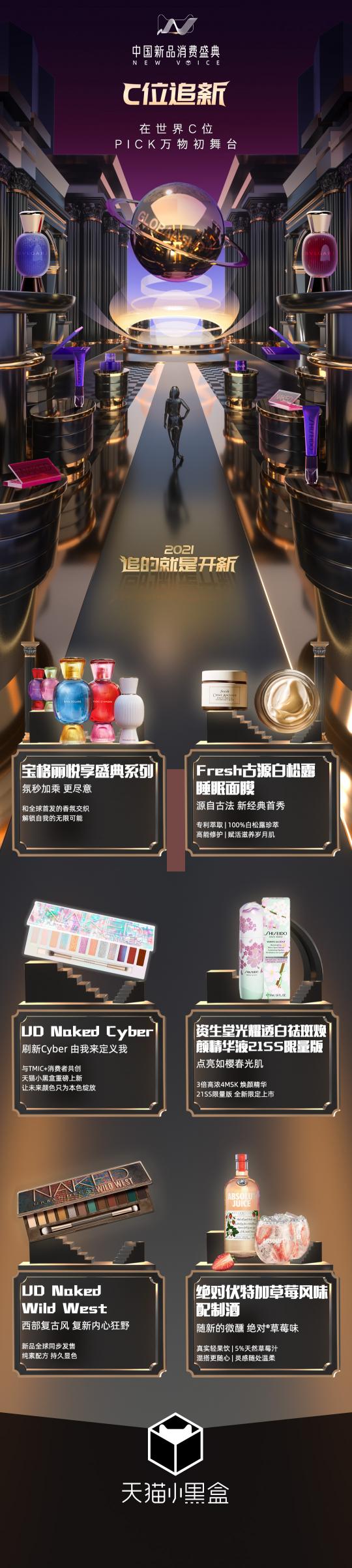 古馳新年新品即將上線 天貓小黑盒迎來頂級大牌新品首秀