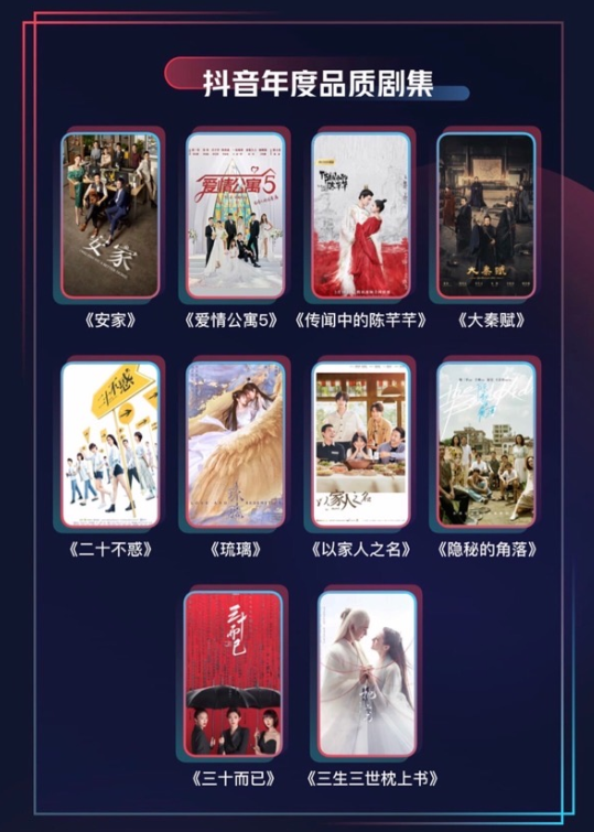 公布！2020抖音娛樂年度大賞獲獎(jiǎng)名單來(lái)了！<浪姐>奪最受歡迎網(wǎng)絡(luò)綜藝
