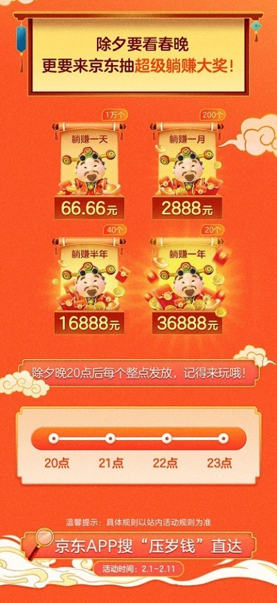 京東“壓歲錢大作戰(zhàn)”活動(dòng)壕氣沖天，100元壓歲錢、明星周邊搶到手軟！