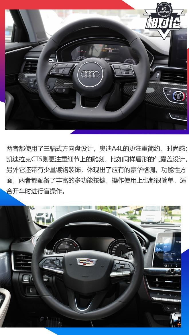 豪華與性能兼?zhèn)?，凱迪拉克CT5比奧迪A4L更值得