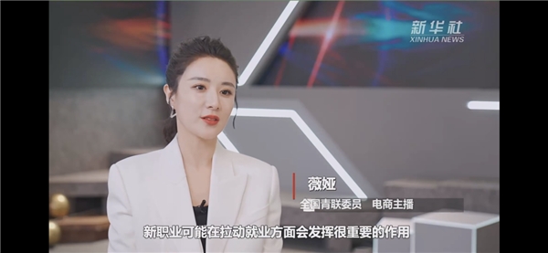 未來五年互聯網營銷師如何發(fā)展？“兩會面對面”薇婭一句話說透了