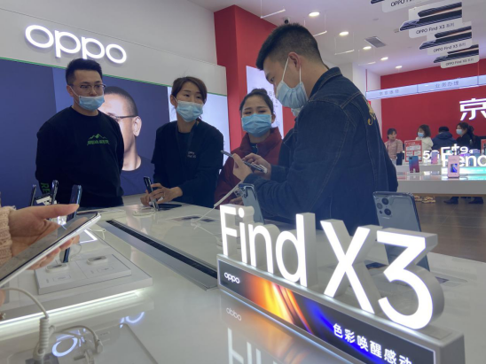 京東之家上市Find X3系列新品，OPPO 中國區(qū)總裁出席現(xiàn)場