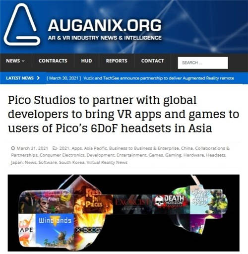 Pico Studios從幕后走到臺前，Pico海外優(yōu)質(zhì)內(nèi)容引進布局初顯