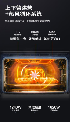 蒸烤一體才夠味！美的雙腔嵌入式蒸烤箱雙重驚喜享不停！