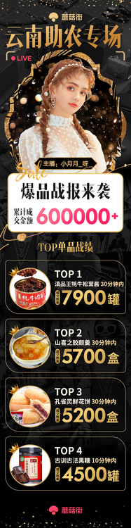 助農(nóng)專場直播大賣，蘑菇街助力云南農(nóng)產(chǎn)品銷售