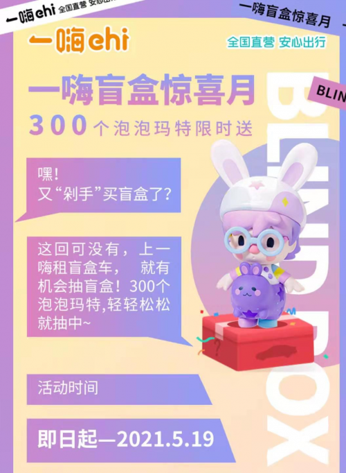 旅游出行紛紛開盲盒 一嗨租車怎么玩兒的？