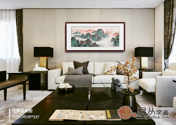 沙發(fā)背景墻掛畫(huà)不知如何下手？推薦你看看這7款
