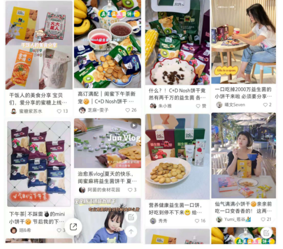 “益生元+益生菌”雙配方，C+D Nosh一口餅刷爆達(dá)人下午茶