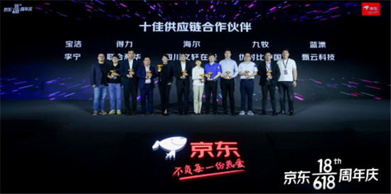 得力奪2021京東618十佳供應(yīng)鏈合作伙伴背后：實力CP輕松運營過萬SKU