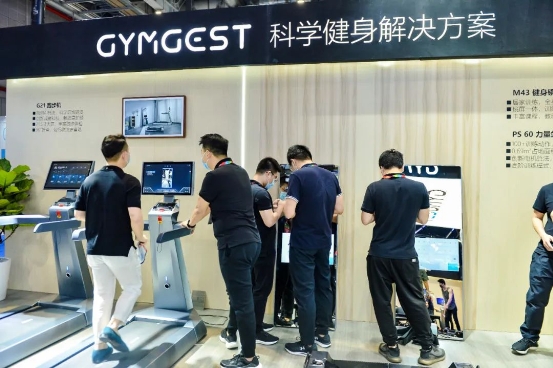 圓滿收官，GYMGEST攜新品跑步機(jī)、力量站亮相體博會!