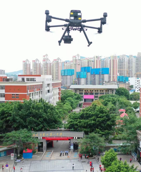 無人機助力應(yīng)考環(huán)境打造，為高考考生護航