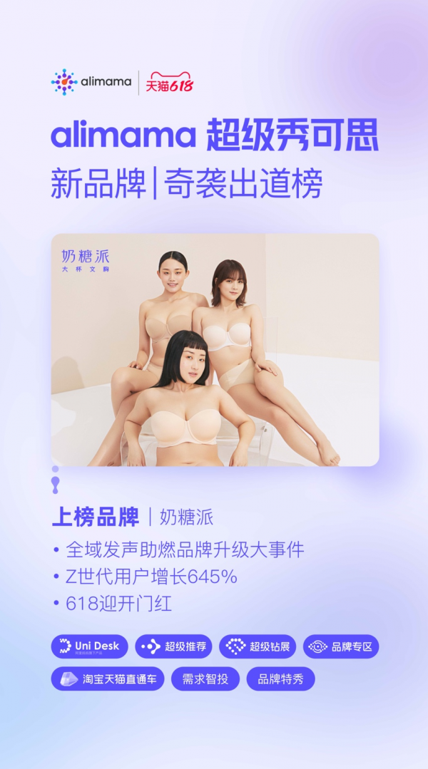 一年從0到1億，首次天貓618躍居類目 TOP1 ，阿里媽媽助力新品牌「奇襲出道」