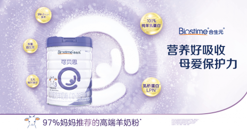 進(jìn)口羊奶粉排行榜哪款好？合生元可貝思羊奶粉煥新升級(jí)取得好成績(jī)