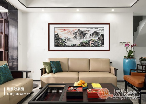 客廳裝飾畫選擇的美不美，就看你掛的對(duì)不對(duì)！