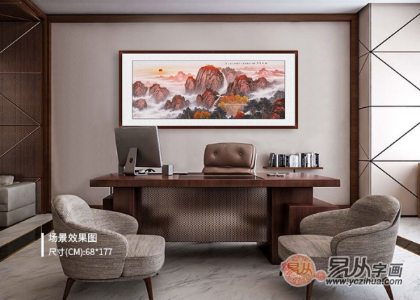辦公室掛什么畫好 展現(xiàn)領導英氣的山水畫推薦