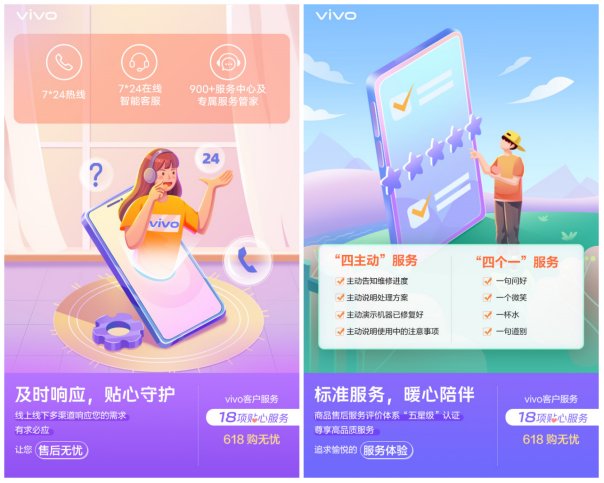 618購物節(jié)來襲，vivo推出18項貼心服務(wù)帶來全面保障
