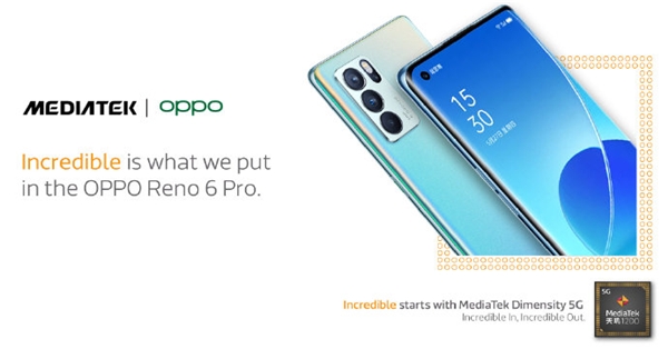 OPPO Reno6 系列輕薄和影像再突破，天璣芯片備受好評