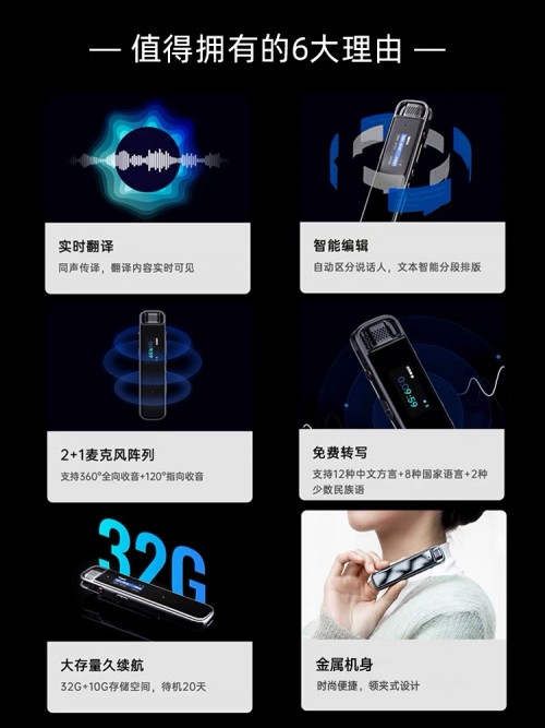 618狂歡來(lái)襲，訊飛智能錄音筆A1B1H1入手不虧