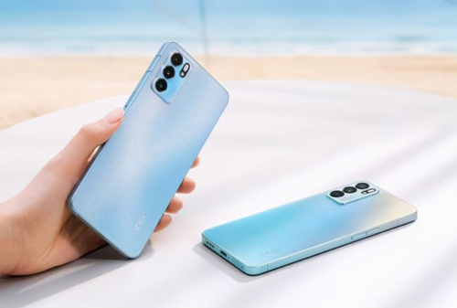 論顏值從來沒輸過，OPPO Reno6外觀亮眼，夏日晴海配色絕了