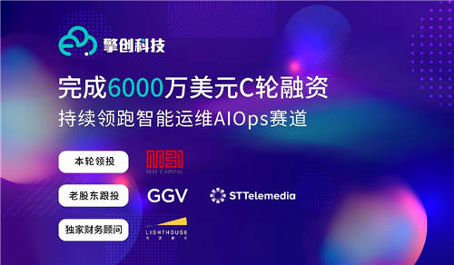 擎創(chuàng)科技完成6000萬(wàn)美元C輪融資，M31資本領(lǐng)投GGV紀(jì)源資本繼續(xù)跟投