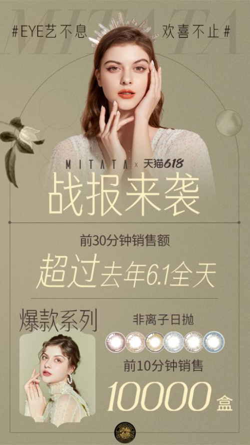 用藝術(shù)思維來做美瞳，MITATA的營銷策略燃爆銷量