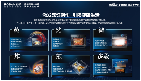 老板電器發(fā)布“蒸烤混動”科技新標準，“果然很好吃”升級中國味道