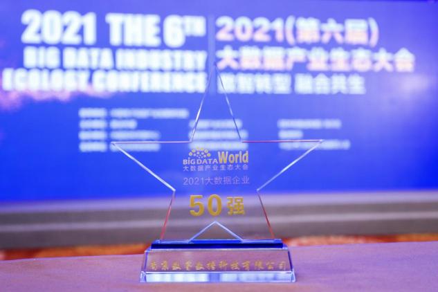 數(shù)睿數(shù)據(jù)榮獲“2021中國大數(shù)據(jù)企業(yè)50強(qiáng)”并斬獲多項(xiàng)大獎(jiǎng)
