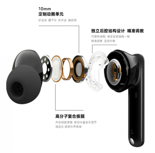 32小時超長續(xù)航+提供鐳射服務 榮耀Earbuds2 SE幻夜黑配色正式開售