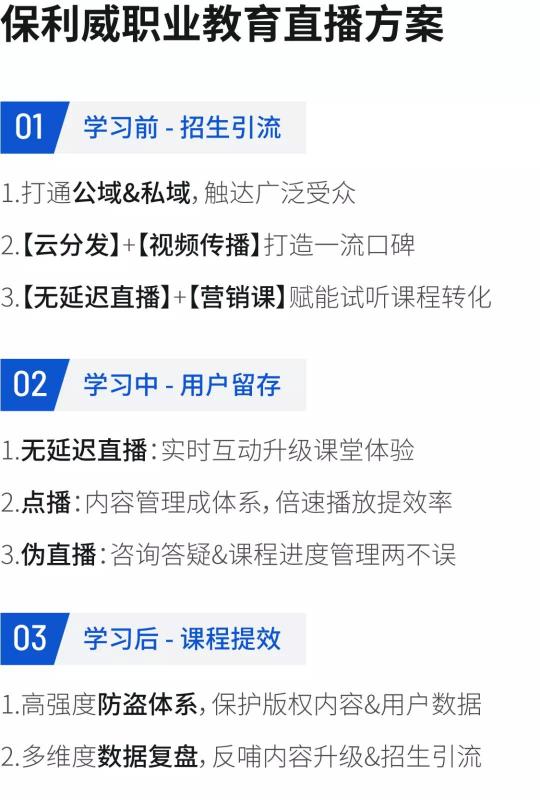 保利威：降成本、降退課、提續(xù)課，職業(yè)教育如何發(fā)揮直播最大價(jià)值？