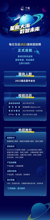 你好，新同學(xué)！每日互動（個推）2022屆校招來啦！