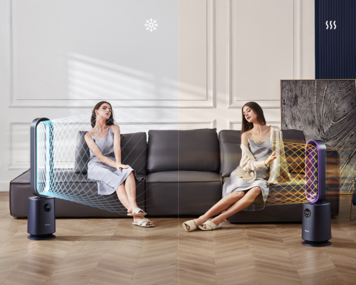 SoleusAir舒樂氏無葉風扇：風扇、暖氣、凈化器一機集成