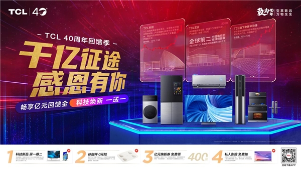 國貨品牌崛起，回顧TCL 40周年發(fā)展，見證中國科技力量