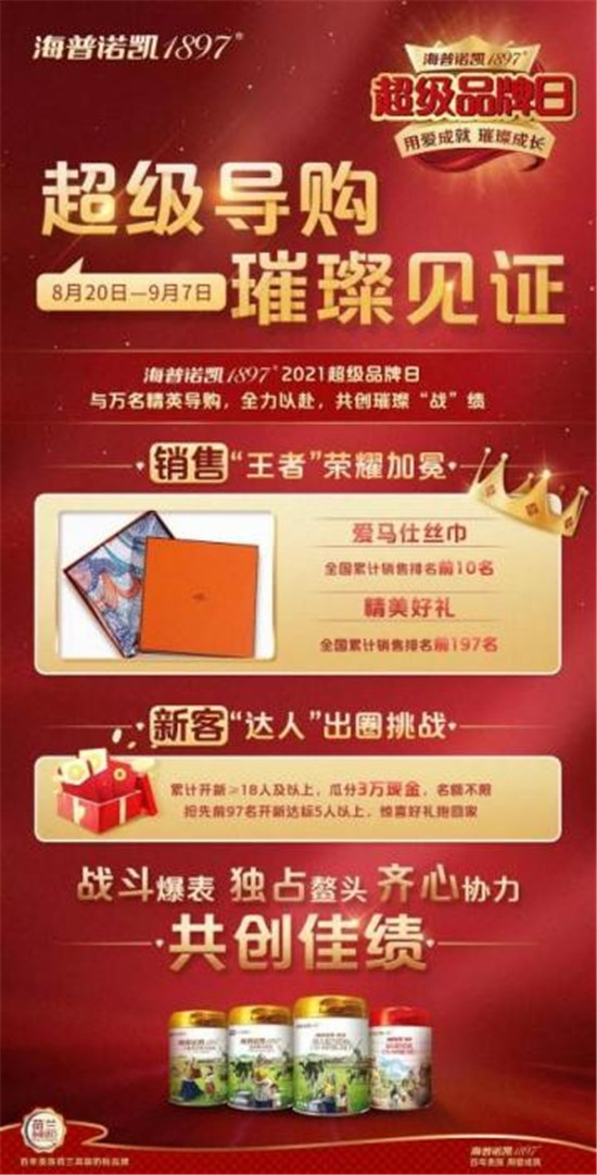 海普諾凱1897第四屆超級品牌日，璀璨而來，為成長加冕！