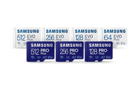三星推出用于攝影和內容創(chuàng)作的全新 PRO Plus 系列和 EVO Plus系列 microSD 和 SD 卡