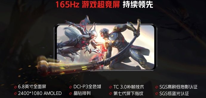 維信諾獨供紅魔 6S Pro手機165Hz屏幕，新型像素排列曝光