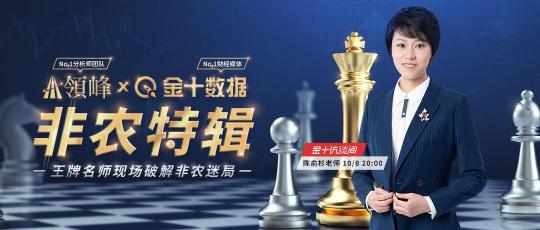 非農(nóng)專(zhuān)場(chǎng)！10月8日領(lǐng)峰陳俞杉于金十訪談間詳解弱就業(yè)前景及Taper進(jìn)程