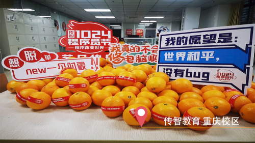 傳智教育1024程序員節(jié)，全國各校區(qū)“橙心誠意”邀你一起嗨