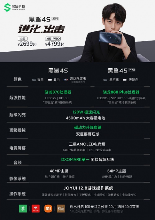 手游操控天花板，黑鯊4S全系標(biāo)配磁動(dòng)力升降肩