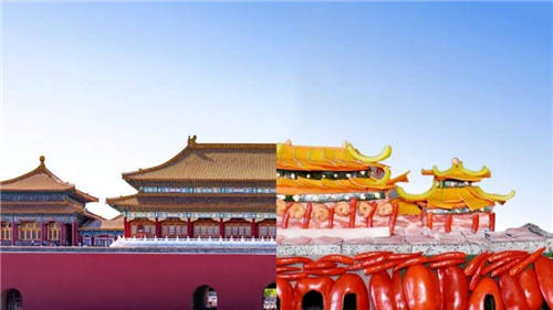 抓住年輕人的消費(fèi)習(xí)慣！海爾冰箱用食材拼出“國潮”建筑