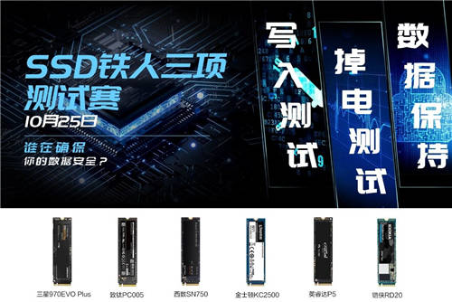 6大主流SSD齊聚鐵人三項深度測試，誰會站到最后
