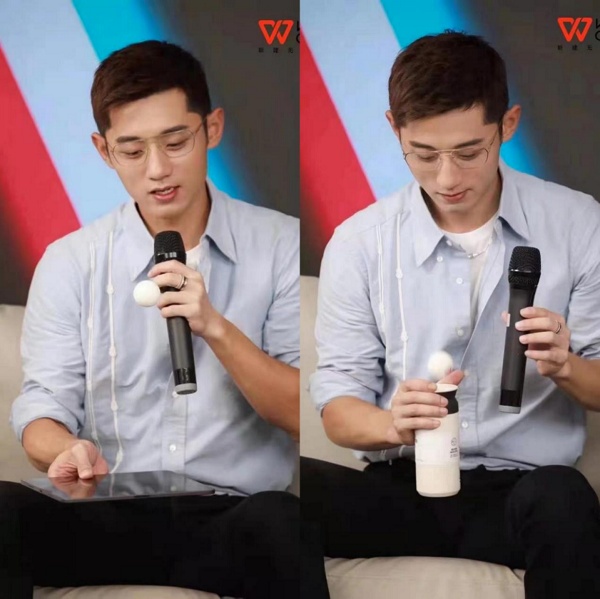 張繼科空降WPS直播間：用聯(lián)名款保溫杯顛球，表示手機已安裝WPS
