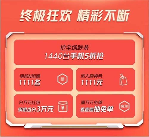 iQOO終極購機(jī)攻略！秒殺1440臺(tái)手機(jī)，抽萬元免單，購機(jī)最高減500