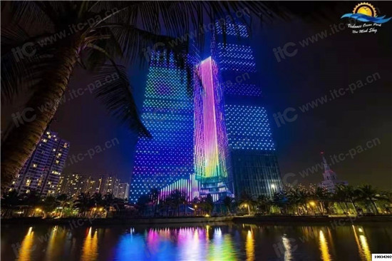 保倫電子itc景觀亮化點亮越南TECHNO PARK別樣魅力！