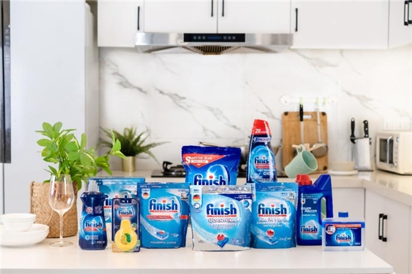 finish實(shí)力打造新一代洗碗機(jī)洗滌劑，量子極凈洗碗凝珠亮點(diǎn)多多