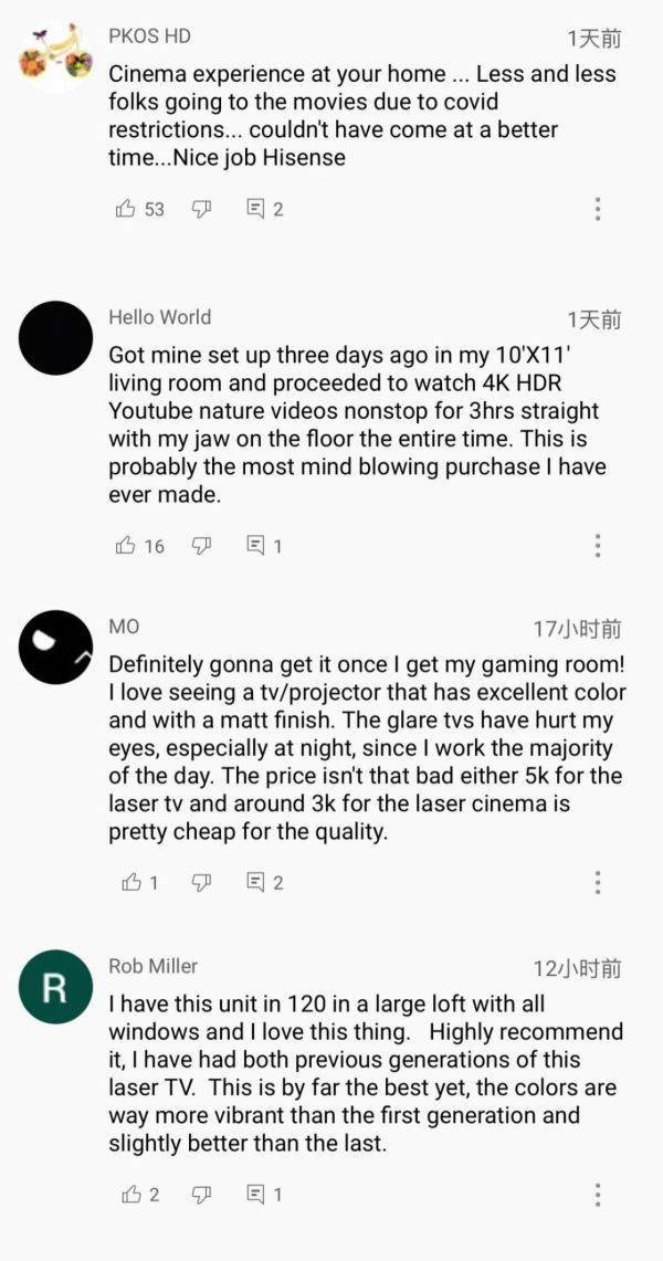 千萬粉絲博主Unbox Therapy推薦！海信激光電視海外引熱議
